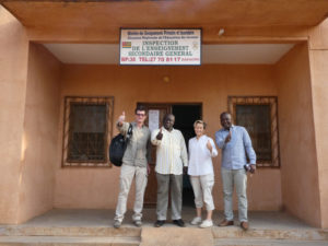 Inpection, l'éducation nationale, collège de l'Union des Plateaux, Région des Savanes, Togo