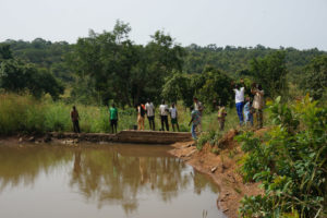 Retenue d'eau à Djapak, Région des Savanes, Togo