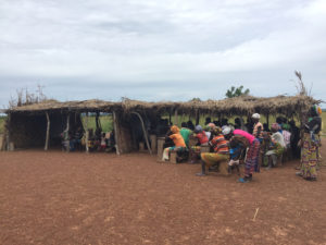 Réunion d'information avec Kona et Malabate, région des Savanes, Togo.