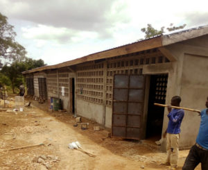 Construction du collège de l'Union des Plateaux, Région des Savanes. Togo